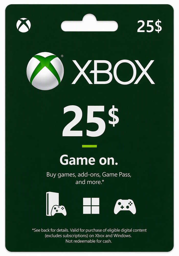 Xbox Gift Card — $25