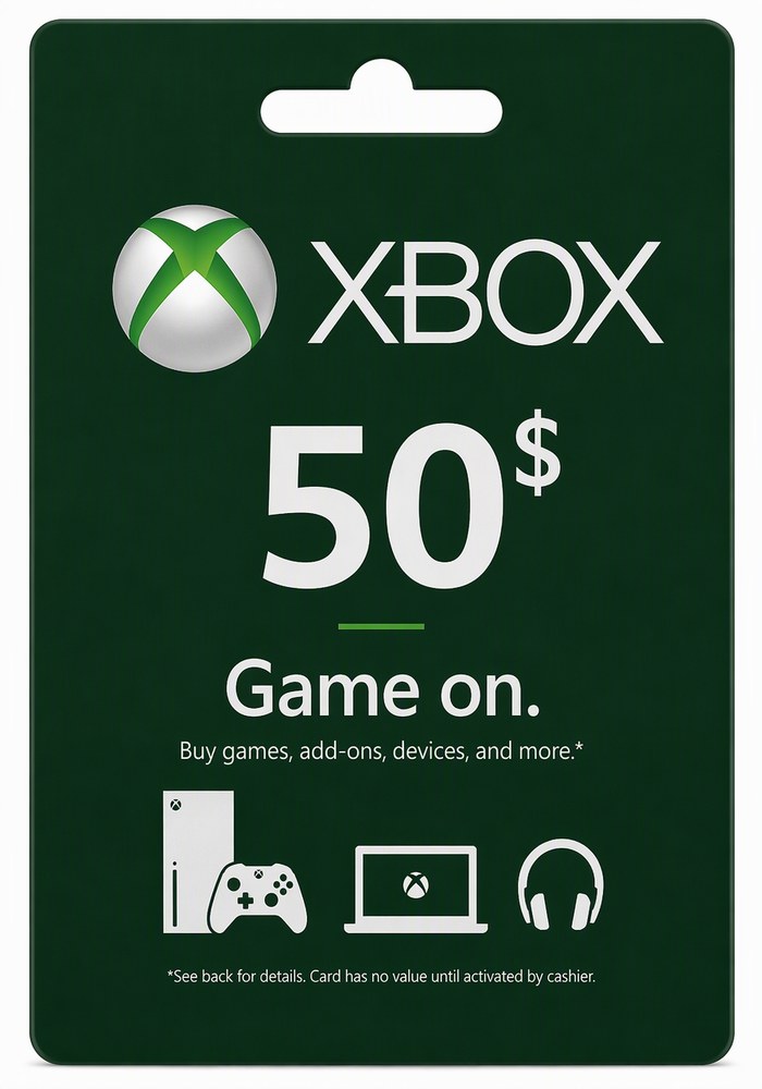 Xbox Gift Card — $50